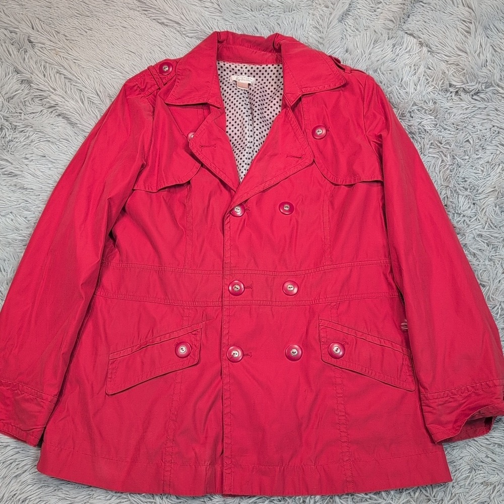 Vintage Christopher & Banks Jacket Womens L Comfort Button Up Lightweight‎